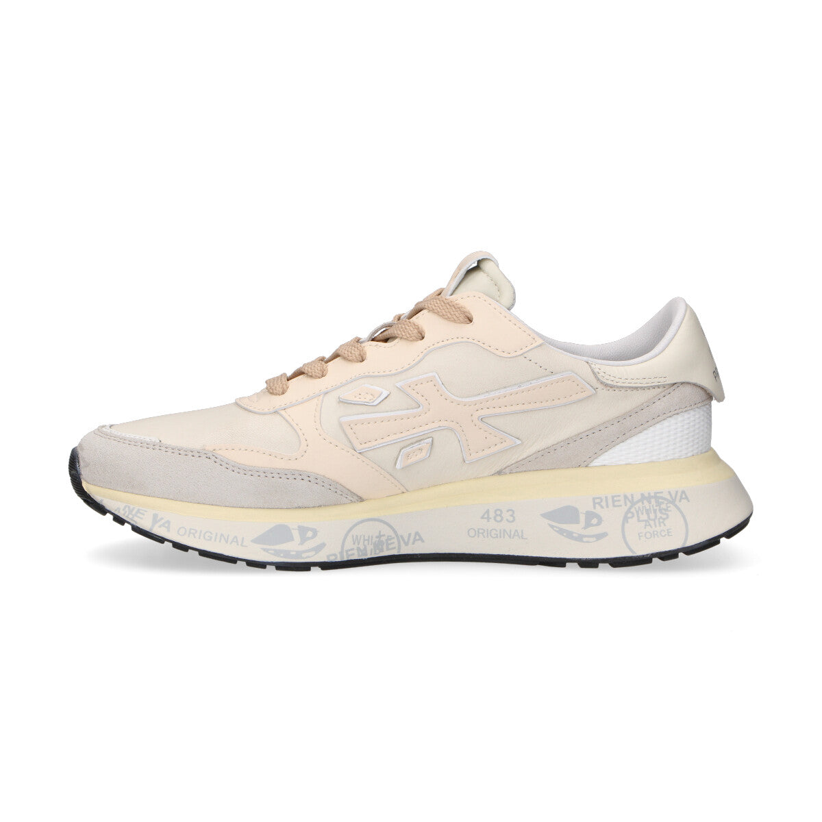 Premiata sneaker Lauryn pelle panna