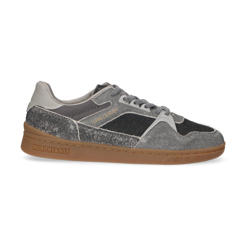 Murphy&Nye sneaker Challenger camoscio grigio