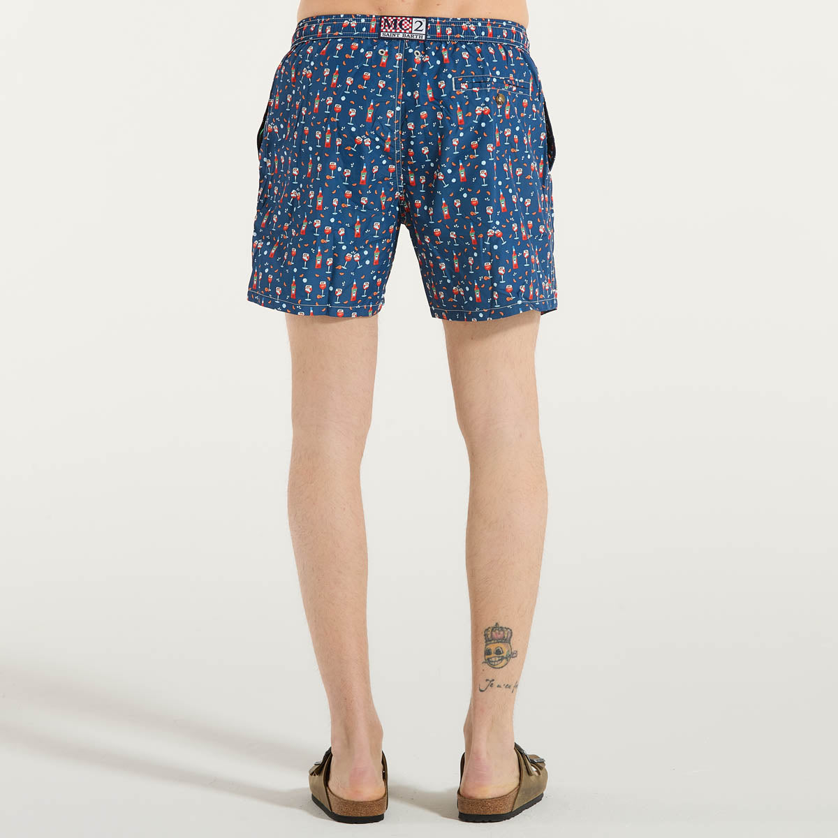 Mc2 Saint Barth costume double sprtiz blu