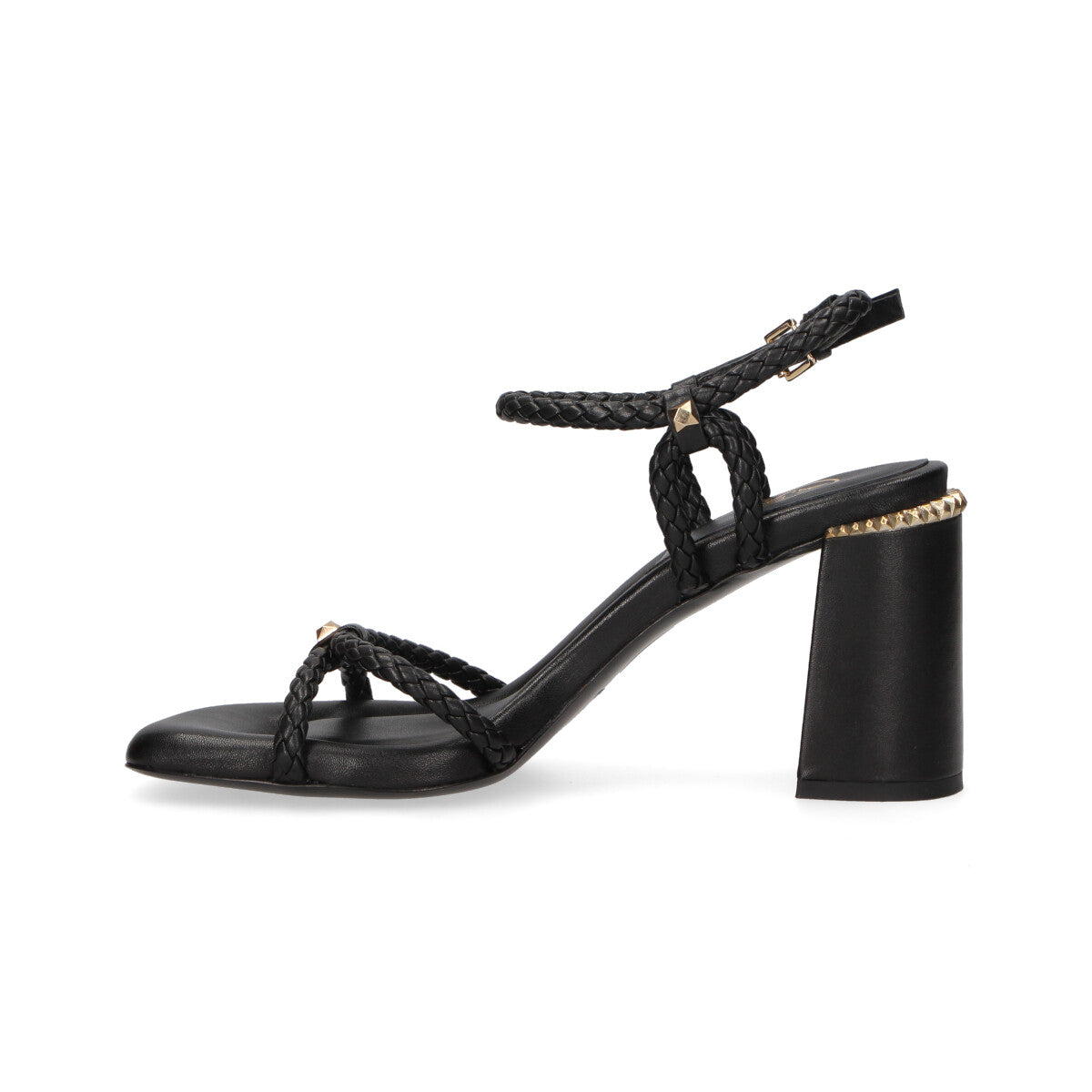 Ash sandalo Lola Bis pelle nera