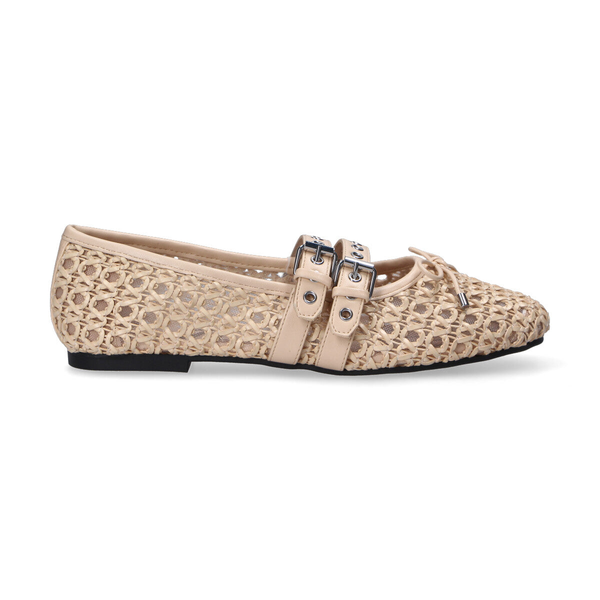 Ballerina Loafer Intrecciata nude