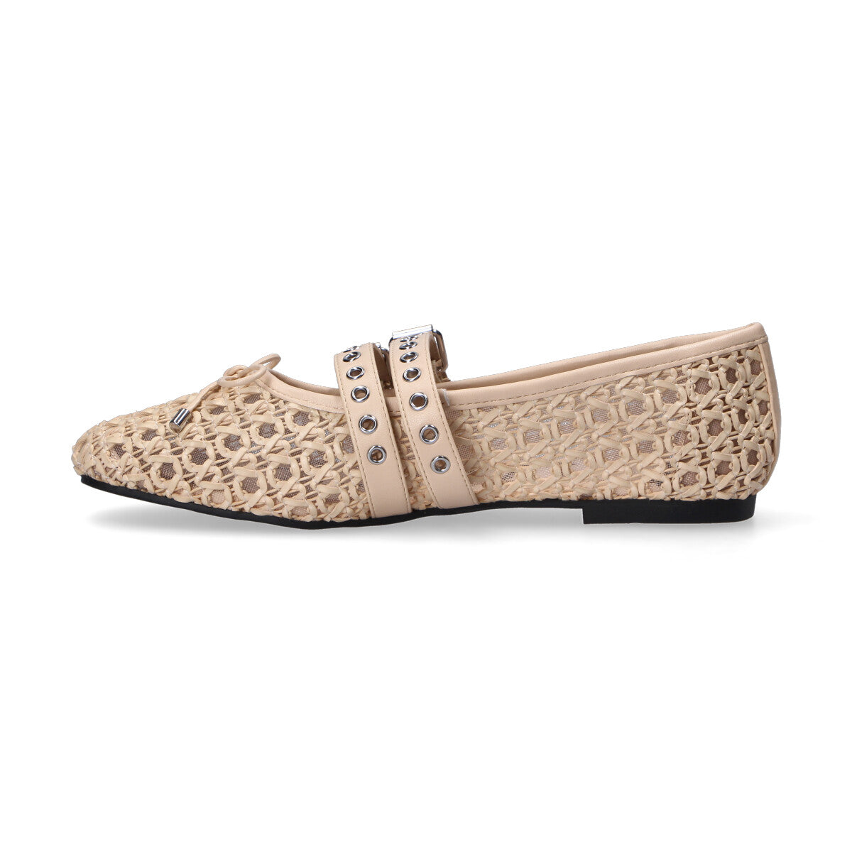 Ballerina Loafer Intrecciata nude