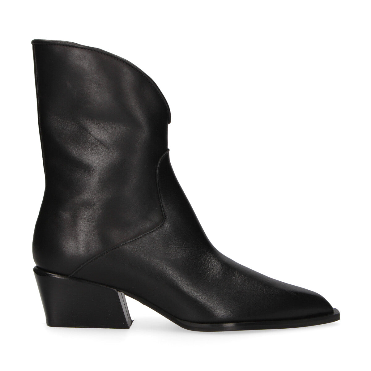 Poeve tronchetto Asiago pelle nera