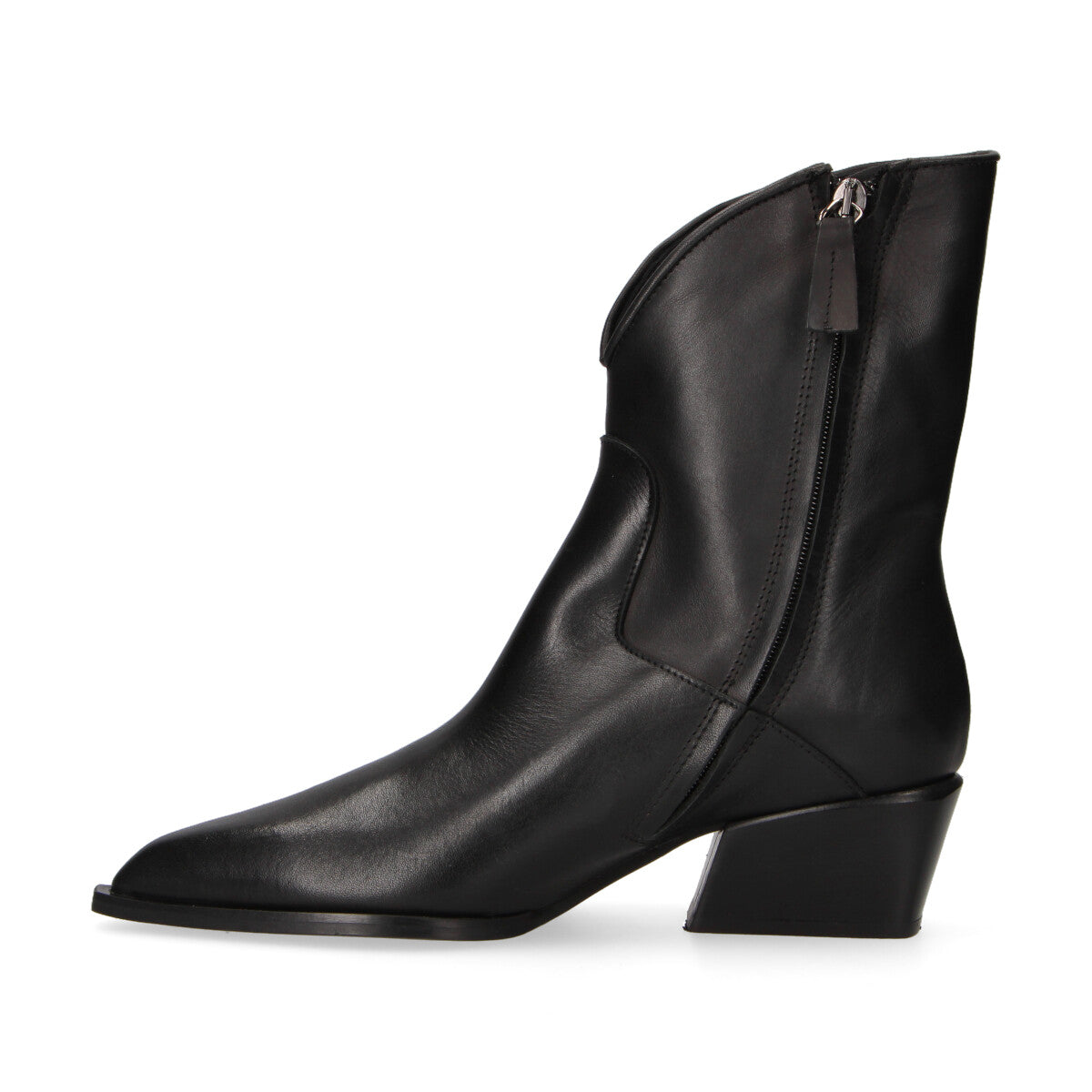 Poeve tronchetto Asiago pelle nera