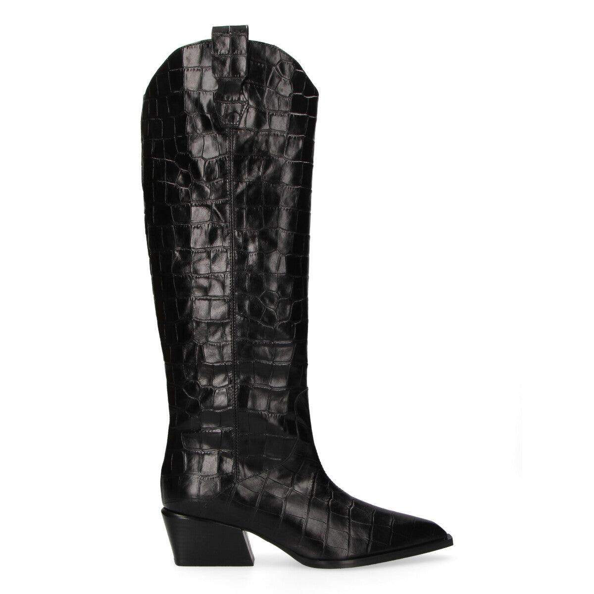 Poeve stivale in cocco pelle nera