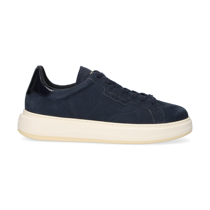 Woolrich Sneakers Arrow in nabuk blu