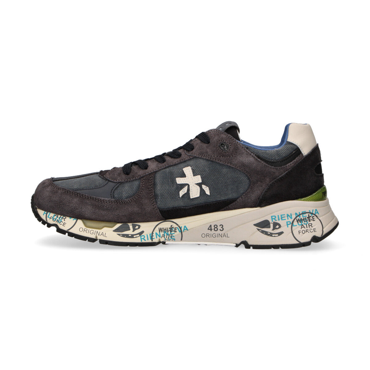 Premiata sneaker Mase camoscio grigio