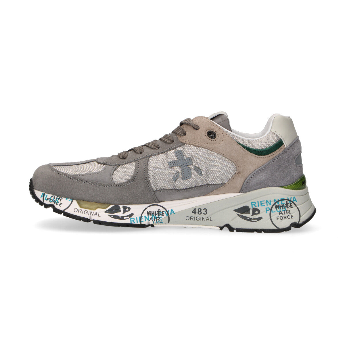 Premiata sneaker Mase camoscio grigio