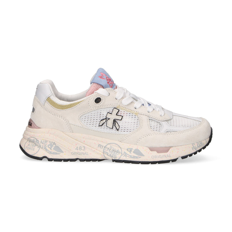 Premiata sneaker Mased in nylon bianca