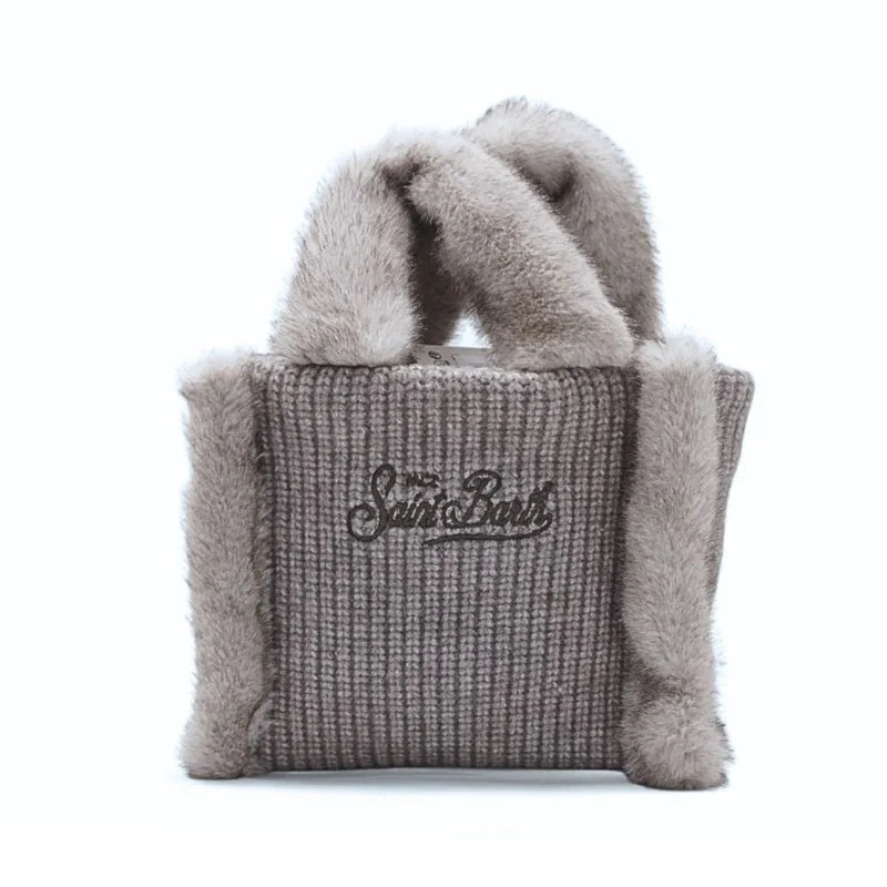 Mc2 Saint Barth Vanity Mini shearling grigio