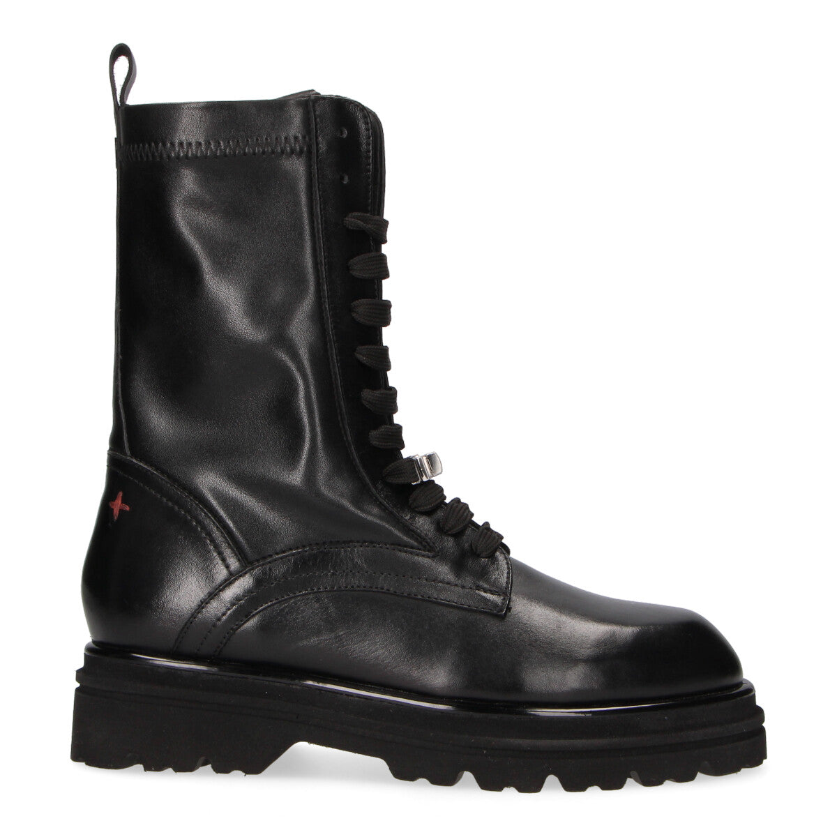 Gio+ anfibio Nicole fibbia pelle nera