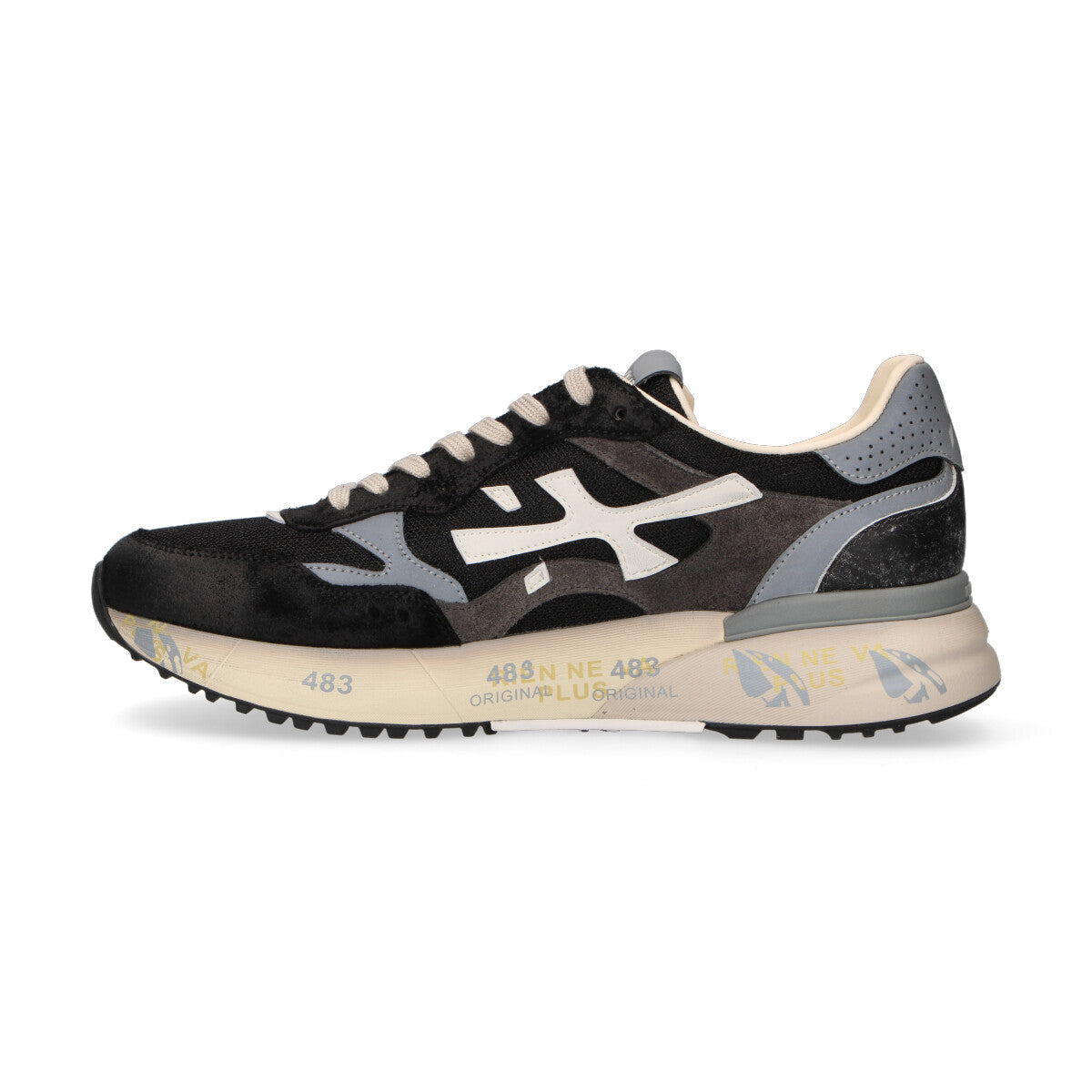 Premiata sneaker Mick in nylon nera