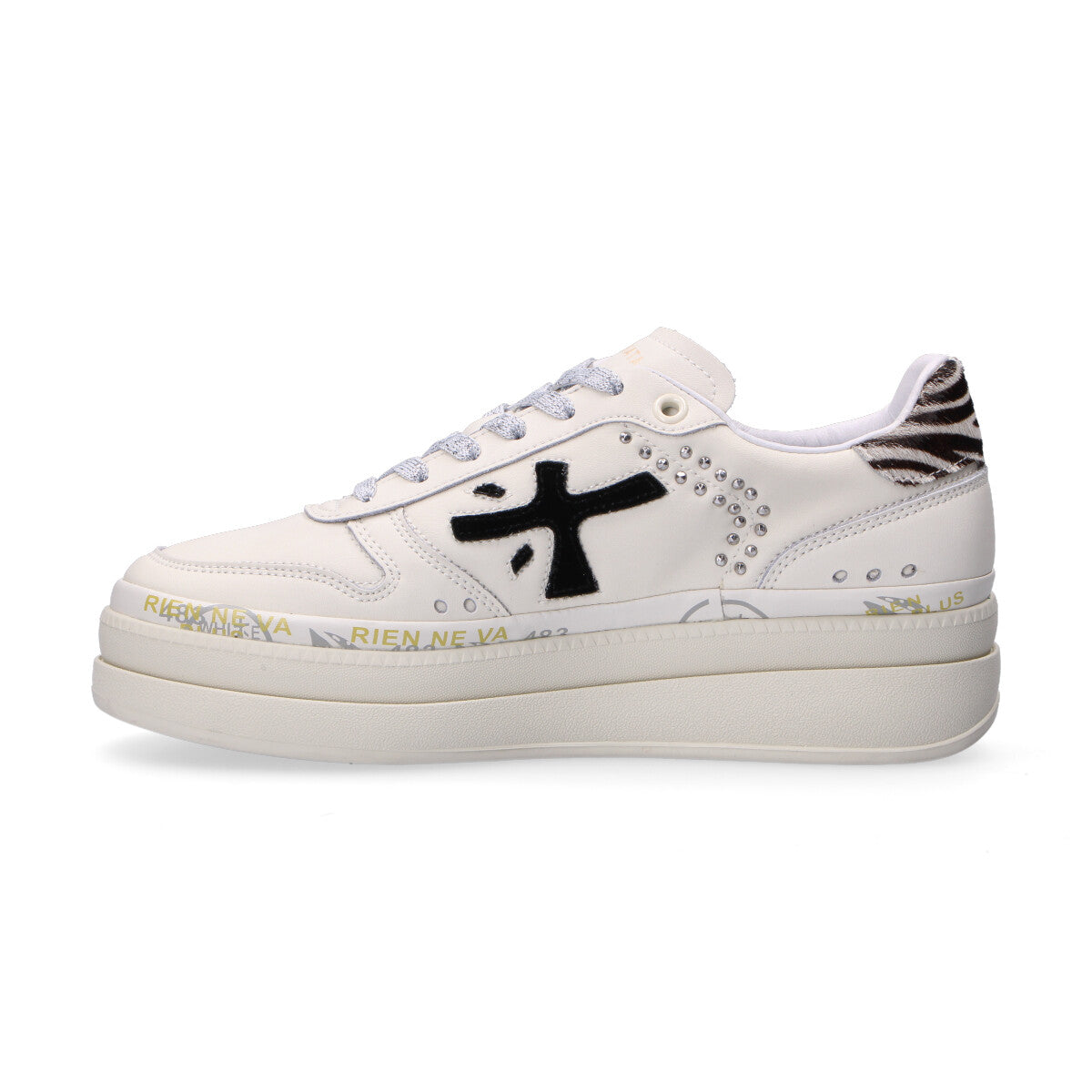 Premiata sneaker Micol pelle panna