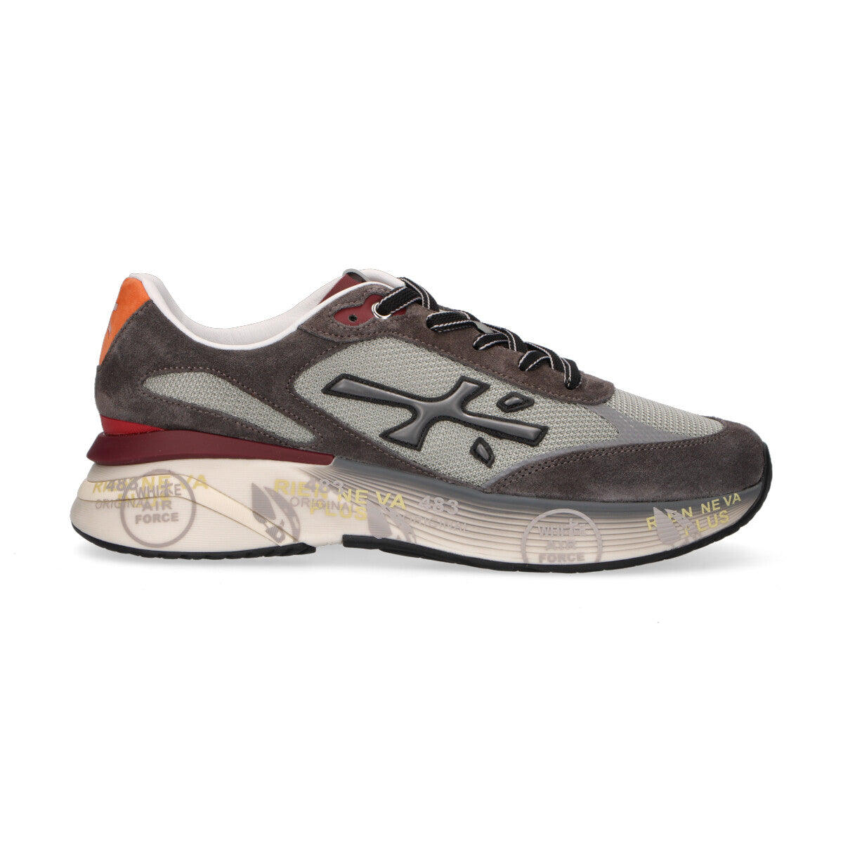 Premiata sneaker Moerun camoscio grigio