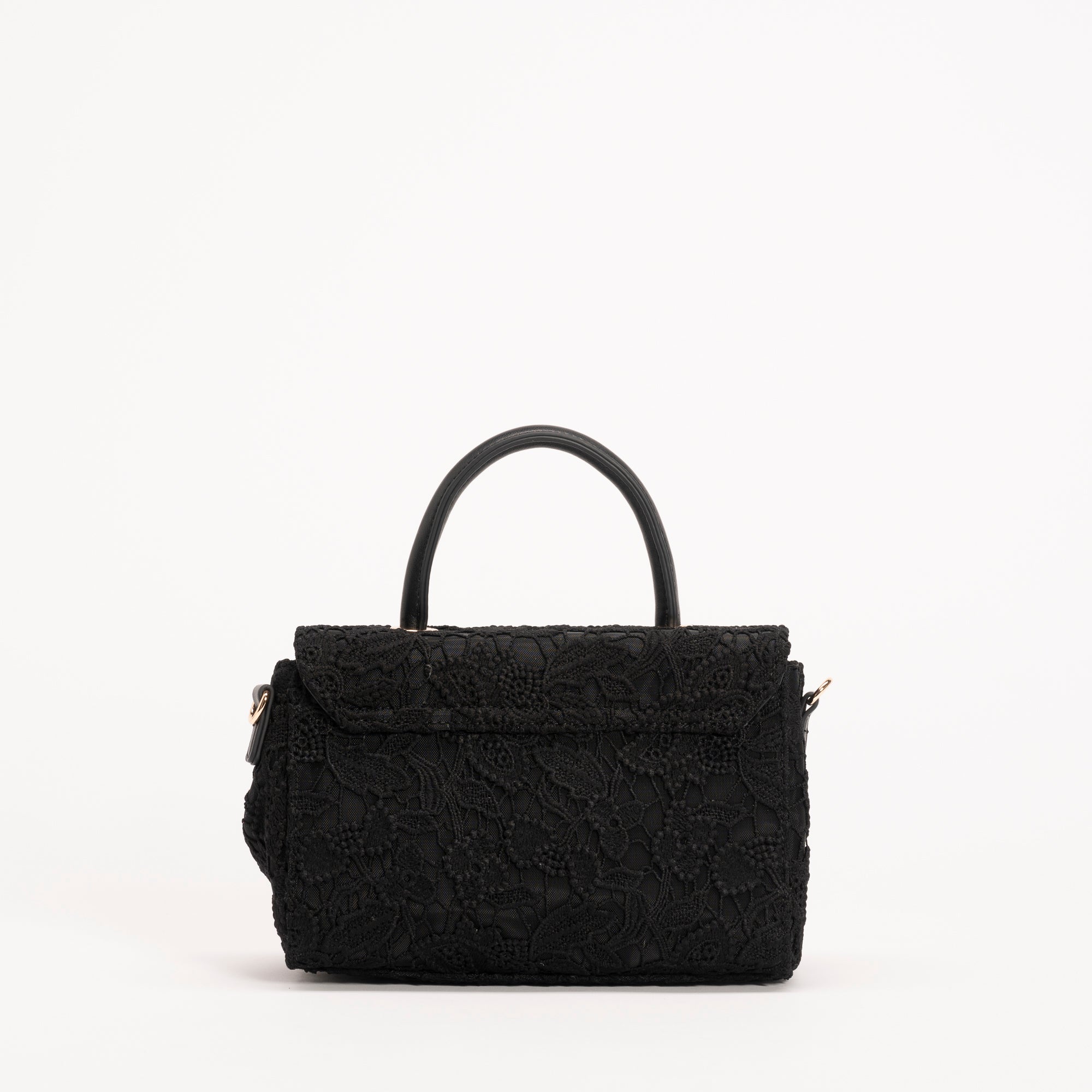 Rue Madam borsa a mano in pizzo nera