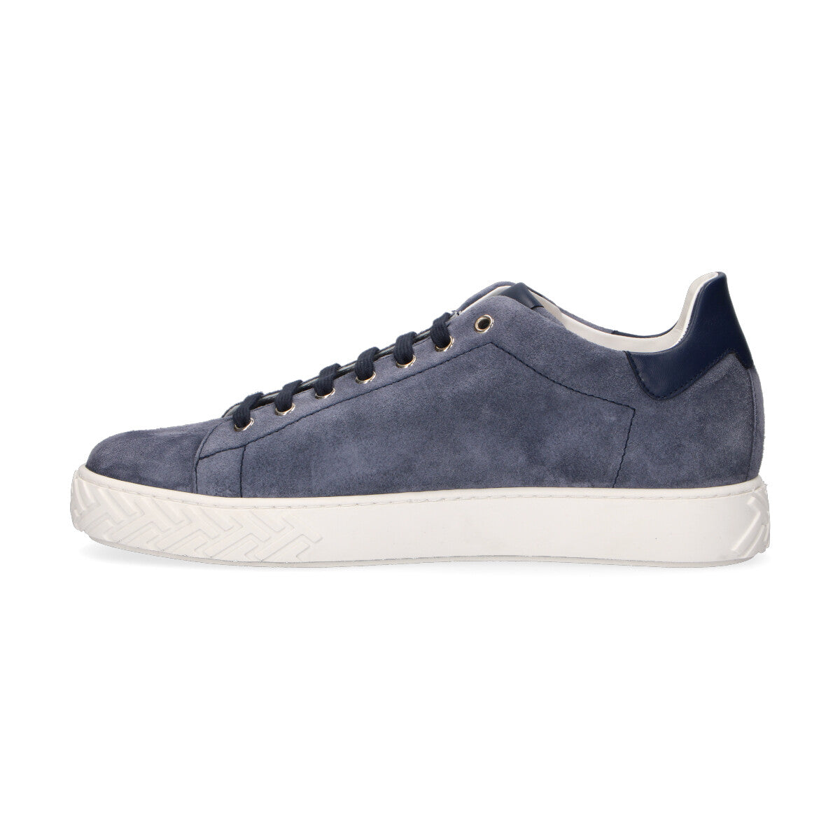 Testoni sneaker Ravenna camoscio azzurra