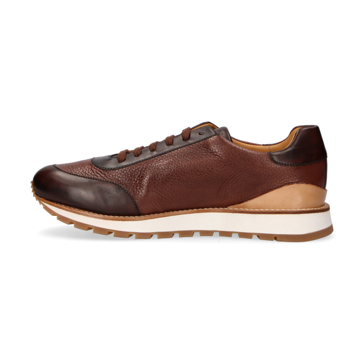 Testoni sneaker Moena in pelle marrone