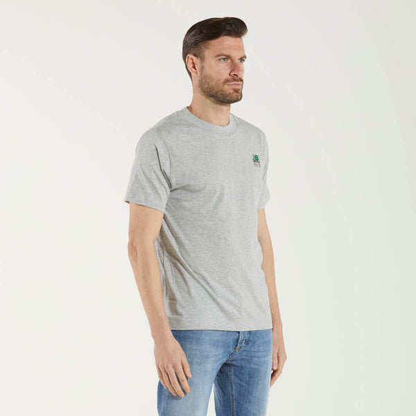 New Balance t-shirt tessuto grigio