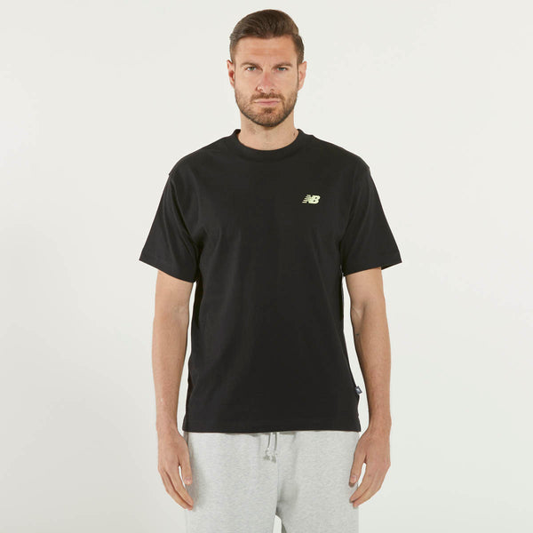 New Balance t-shirt girocollo logo nera