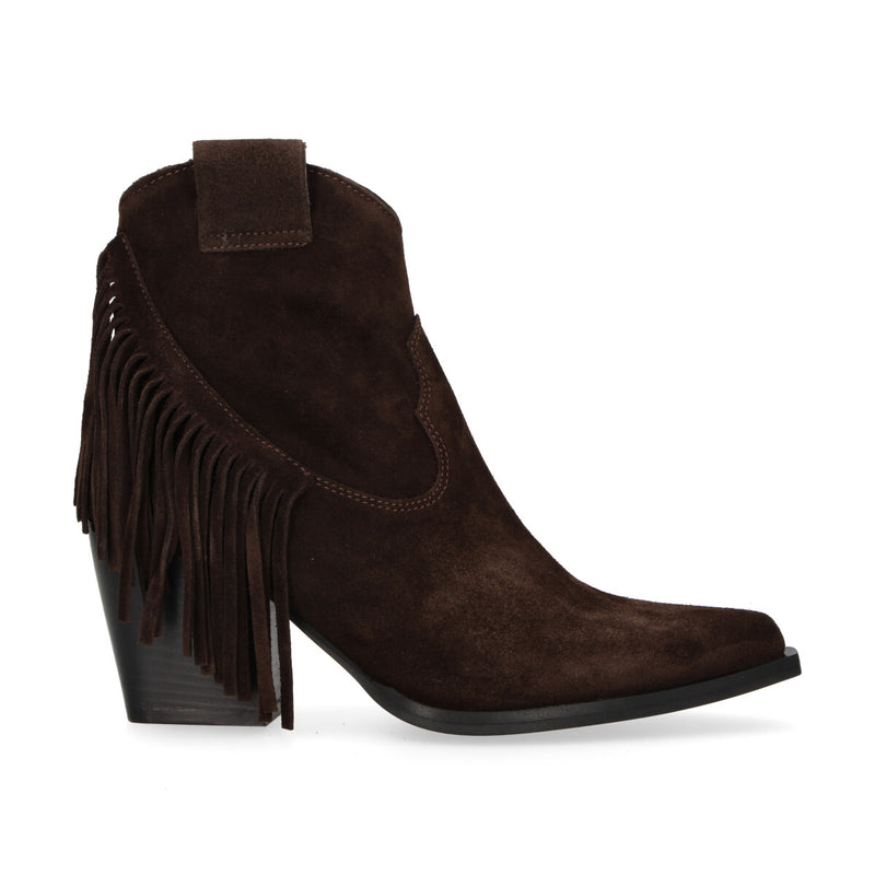 Mohai tronchetto texano Nada frange camoscio tdm