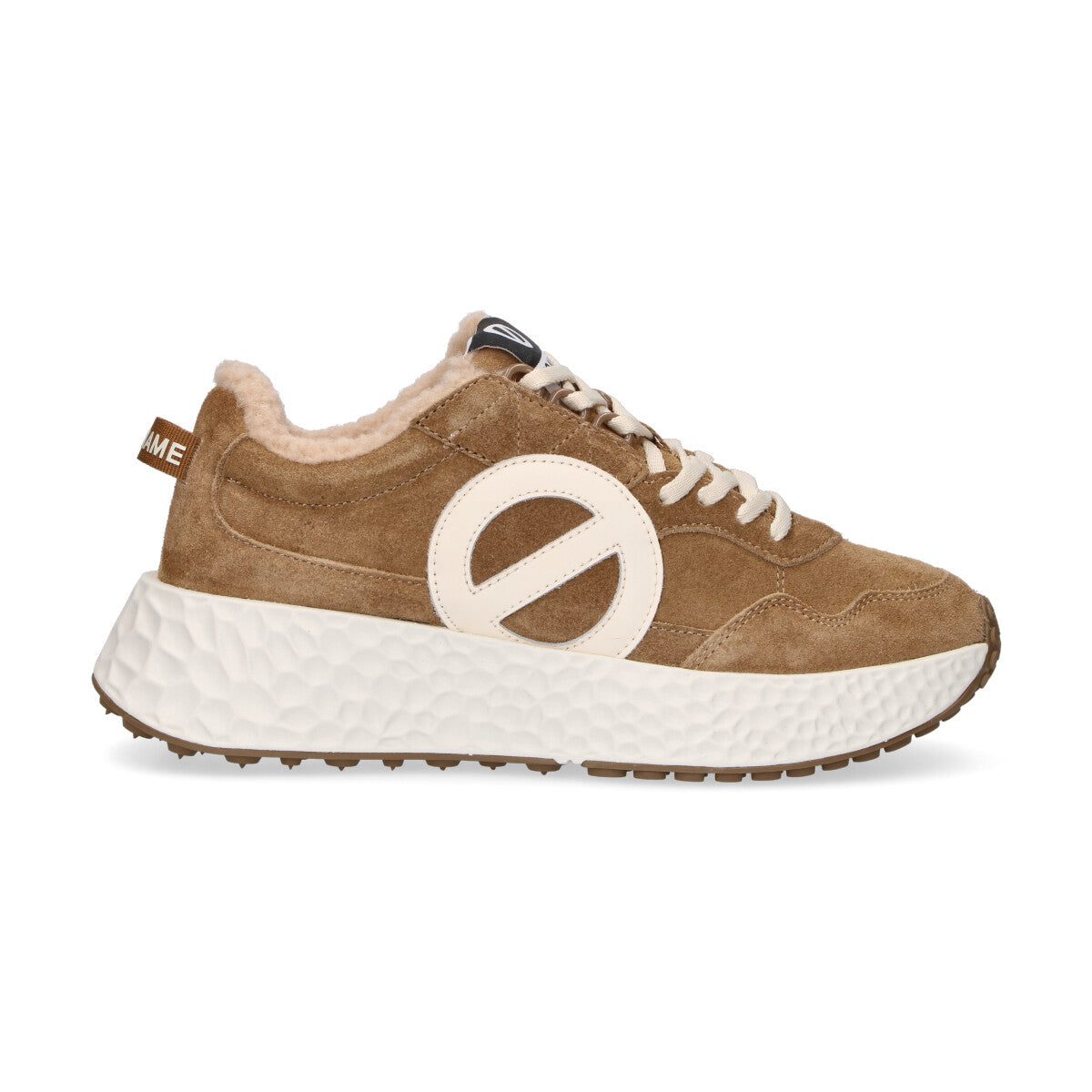 No Name sneaker Carter Jogger camoscio beige