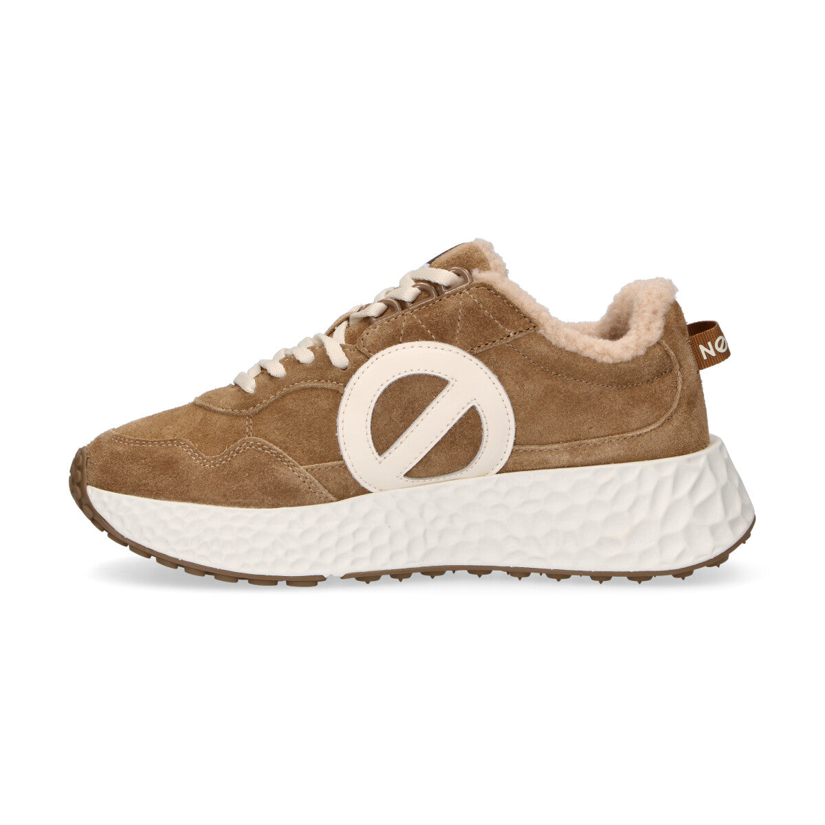 No Name sneaker Carter Jogger camoscio beige