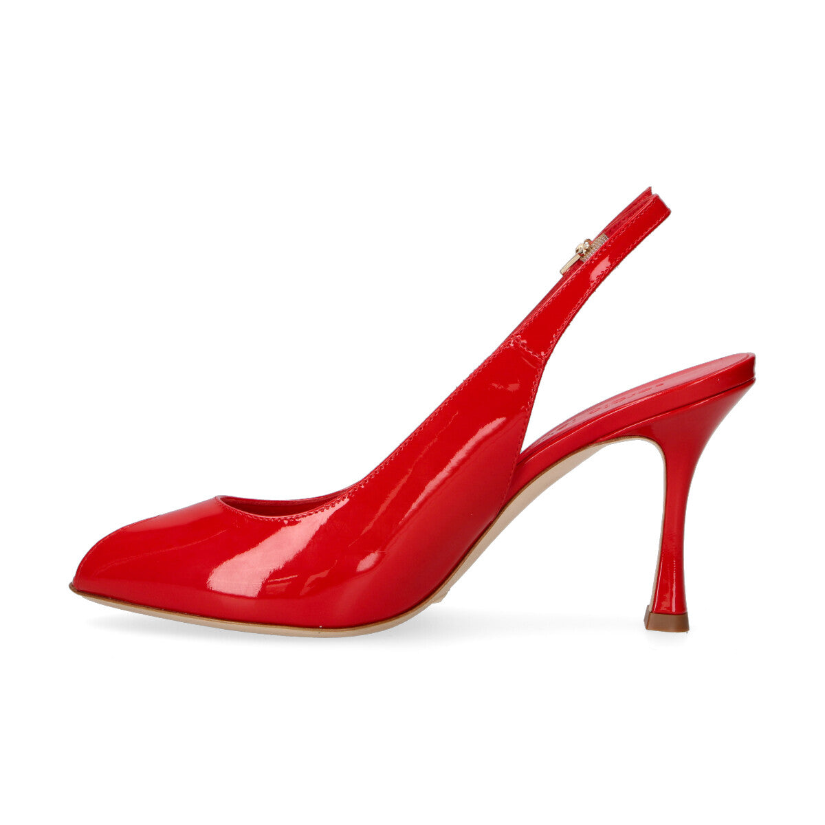 Sergio Levantesi slingback Olivia in vernice rosso