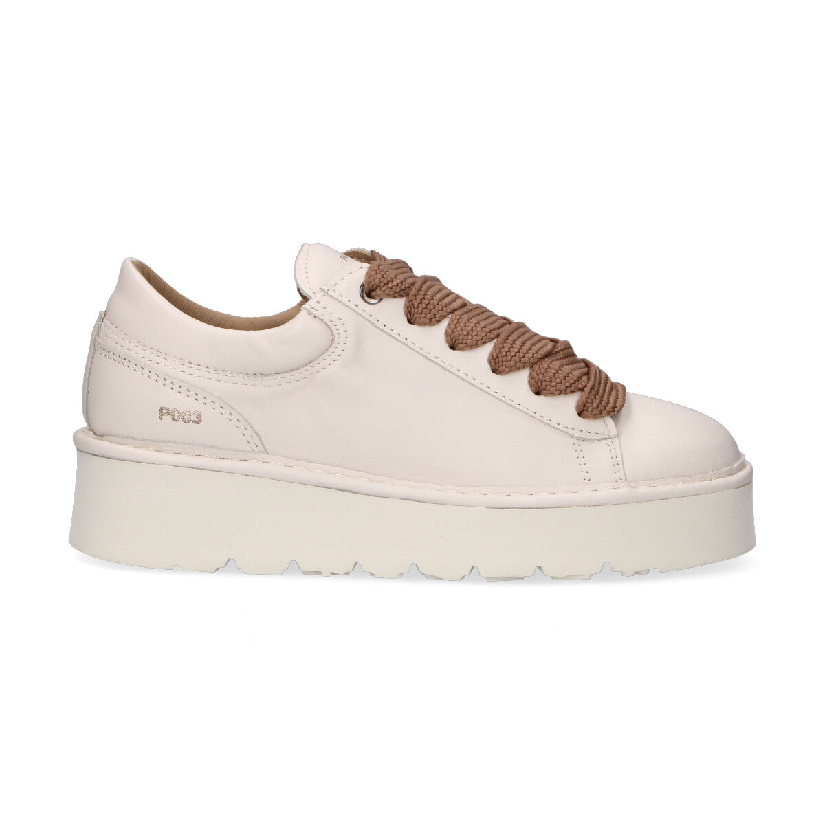Panchic sneaker Lace-up pelle bianca