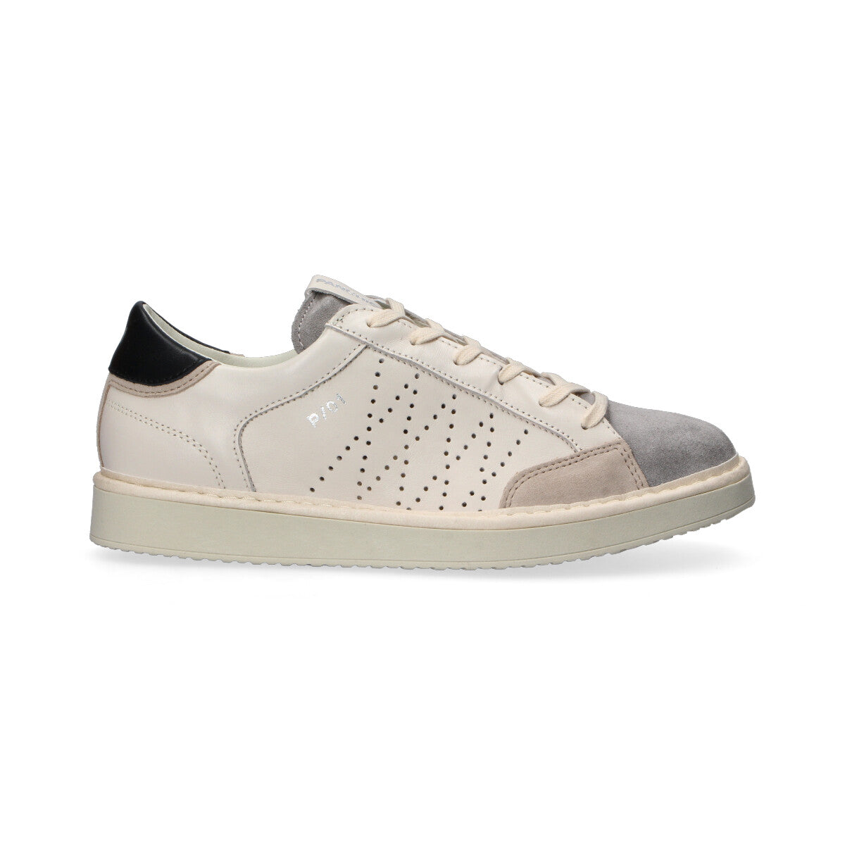 Panchic sneaker Lace Up pelle grigio nero