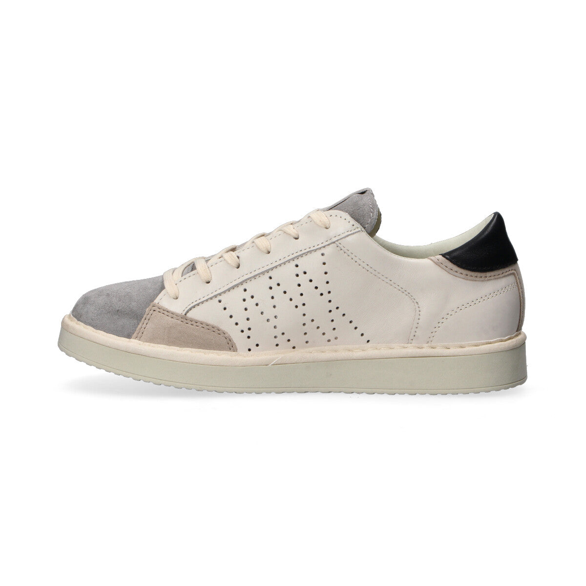 Panchic sneaker Lace Up pelle grigio nero