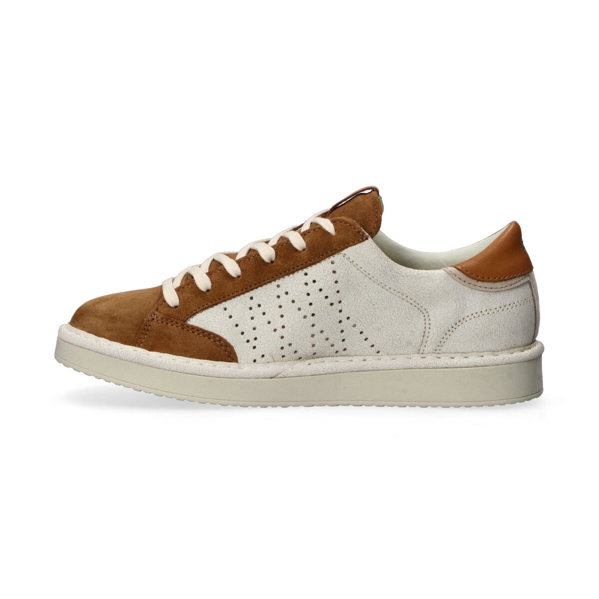 Panchic sneaker Lace Up cracked cuoio