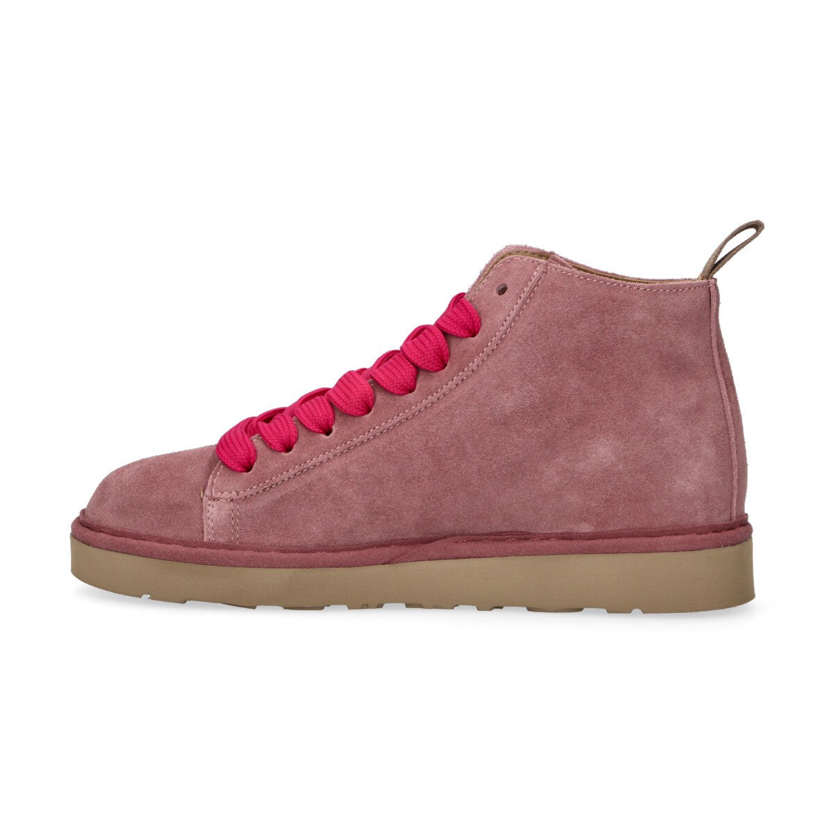 Panchic polacchino Ankle boot camoscio rosa