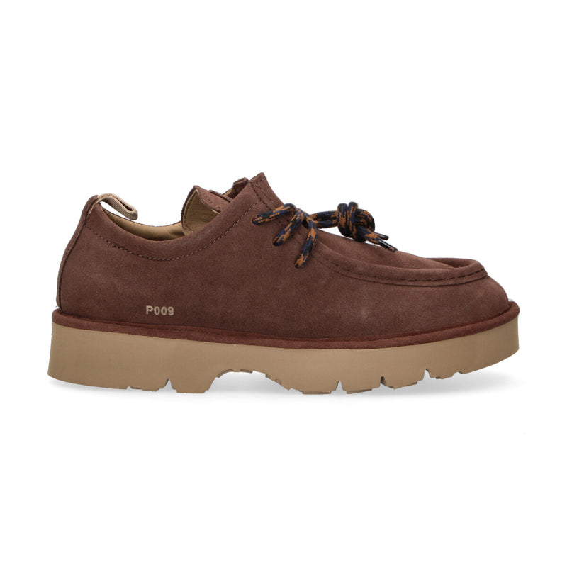 Panchic stringata Ankle in camoscio testa di moro