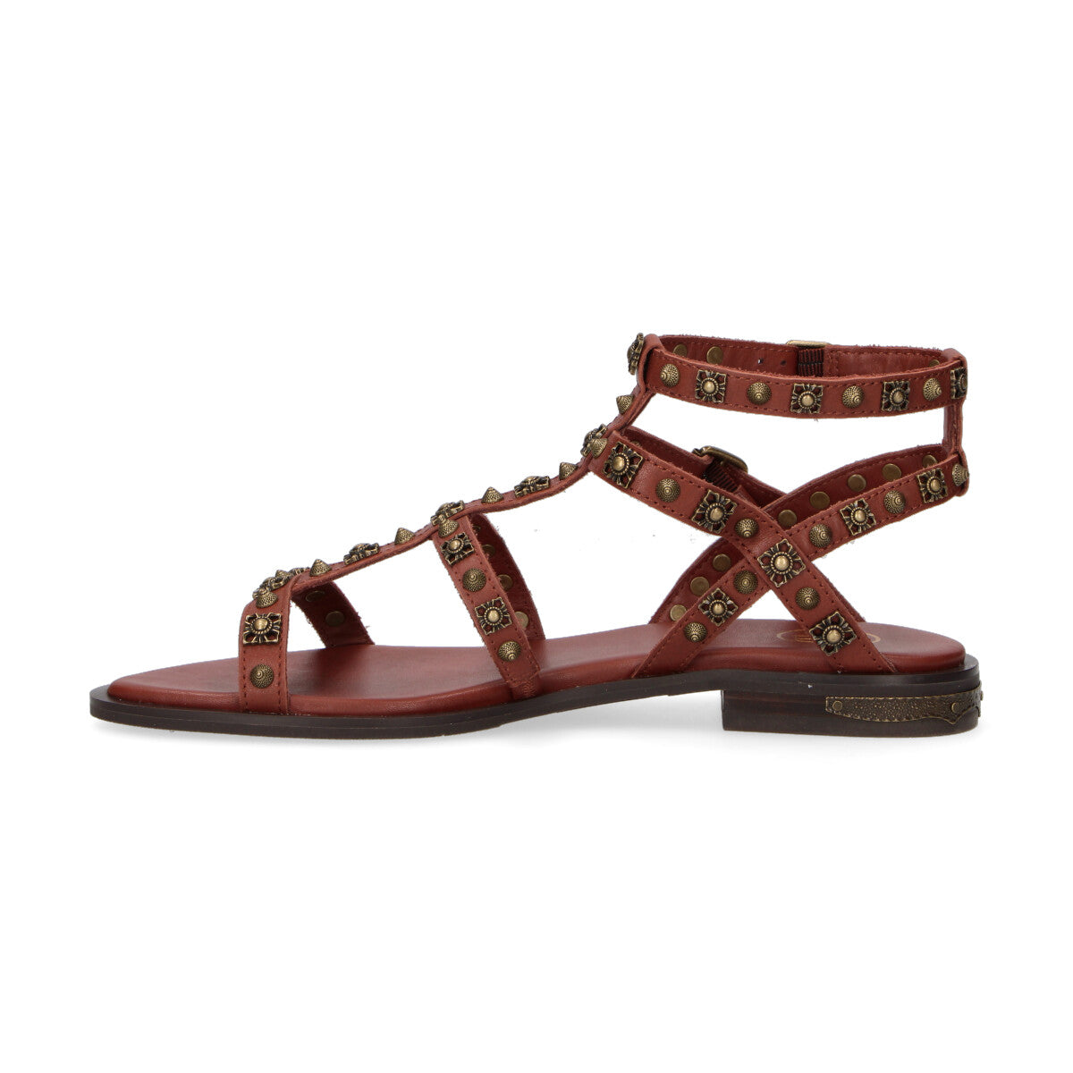 Ash sandalo Pasha con borchie in pelle cuoio