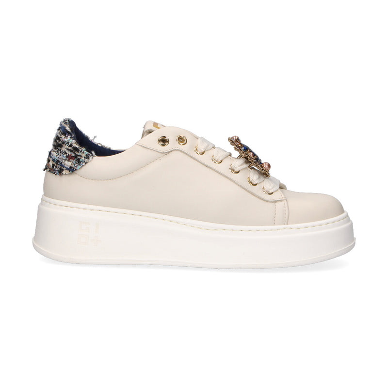Gio+ sneaker Rose pelle bianca