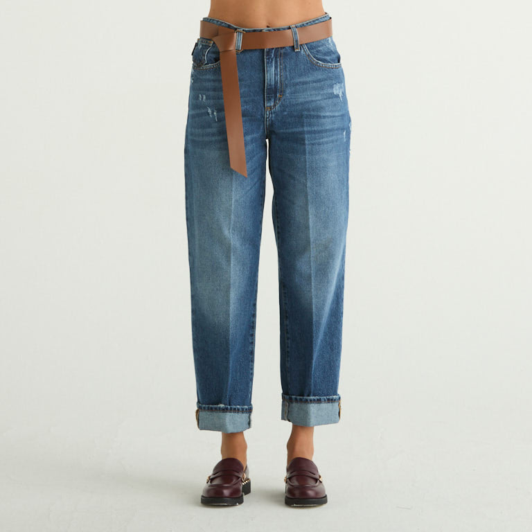 Haveone jeans mandy regular con cintura