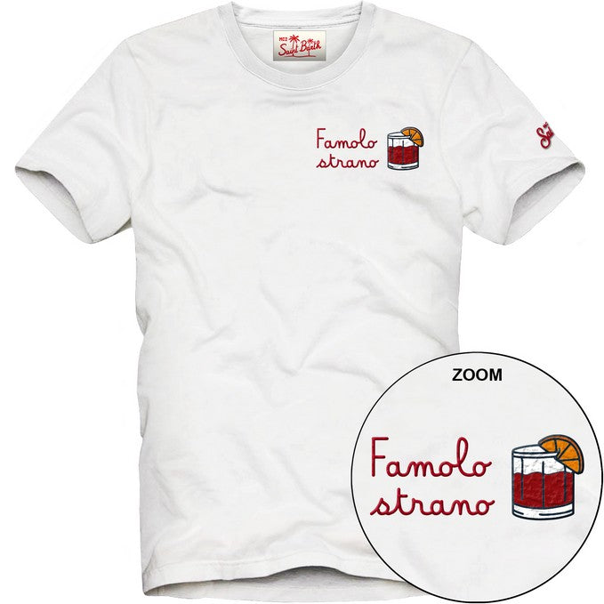 Mc2 Saint Barth t-shirt famolo strano bianca