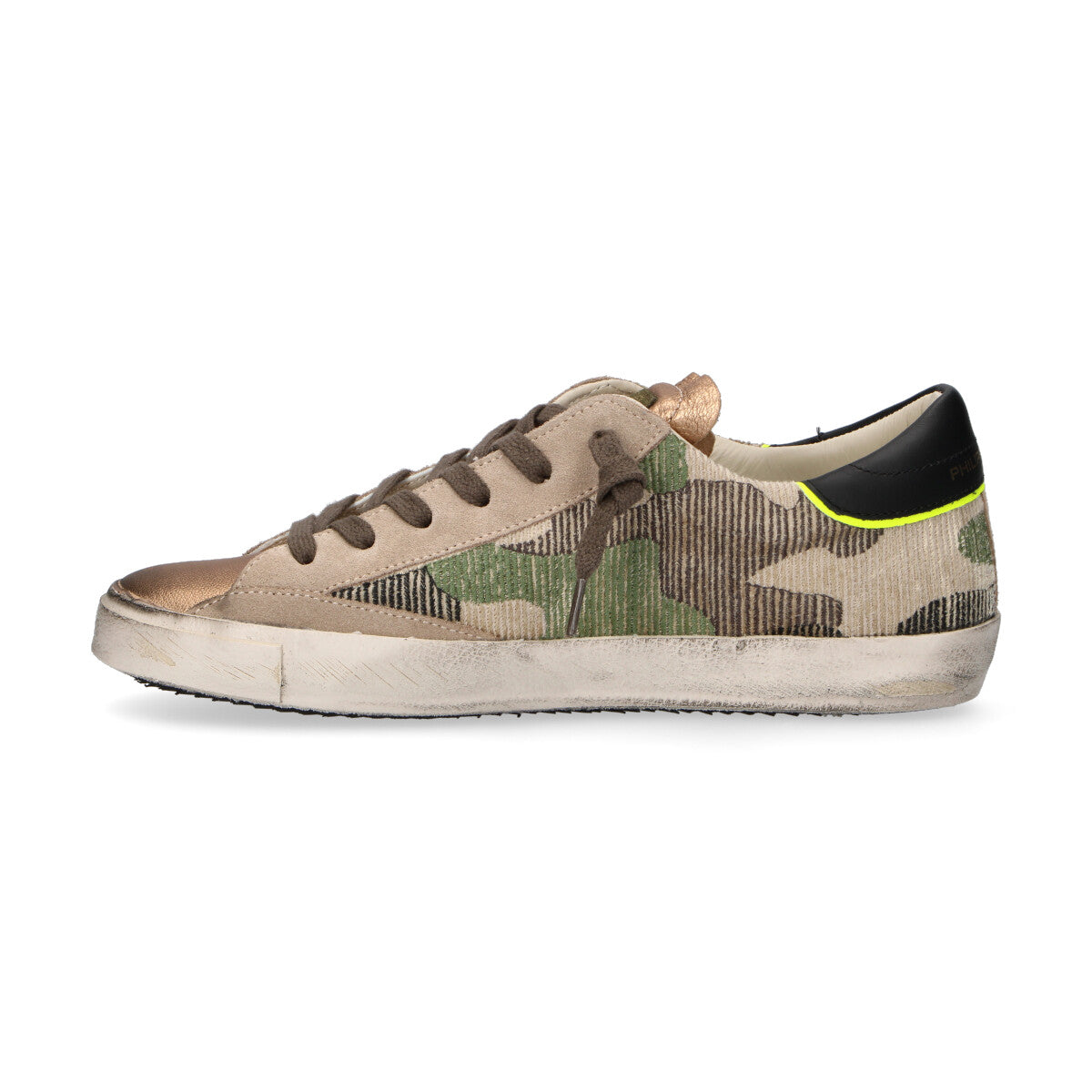 Philippe Model sneakers camou colibri beige bronzo