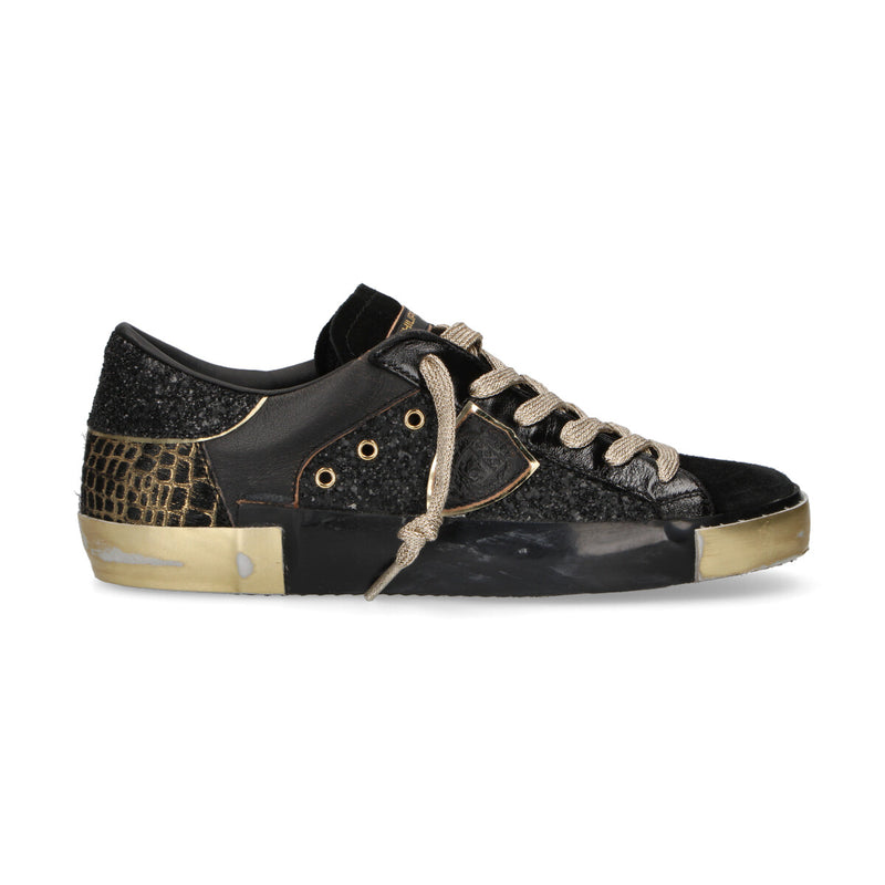 Philippe Model sneakers prsx glitter metal nera