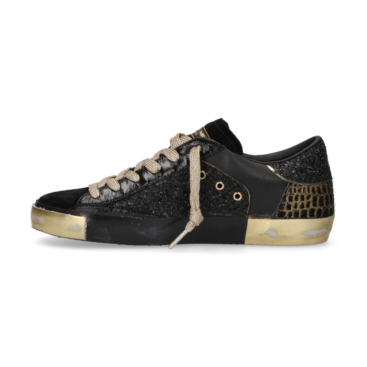 Philippe Model sneakers prsx glitter metal nera