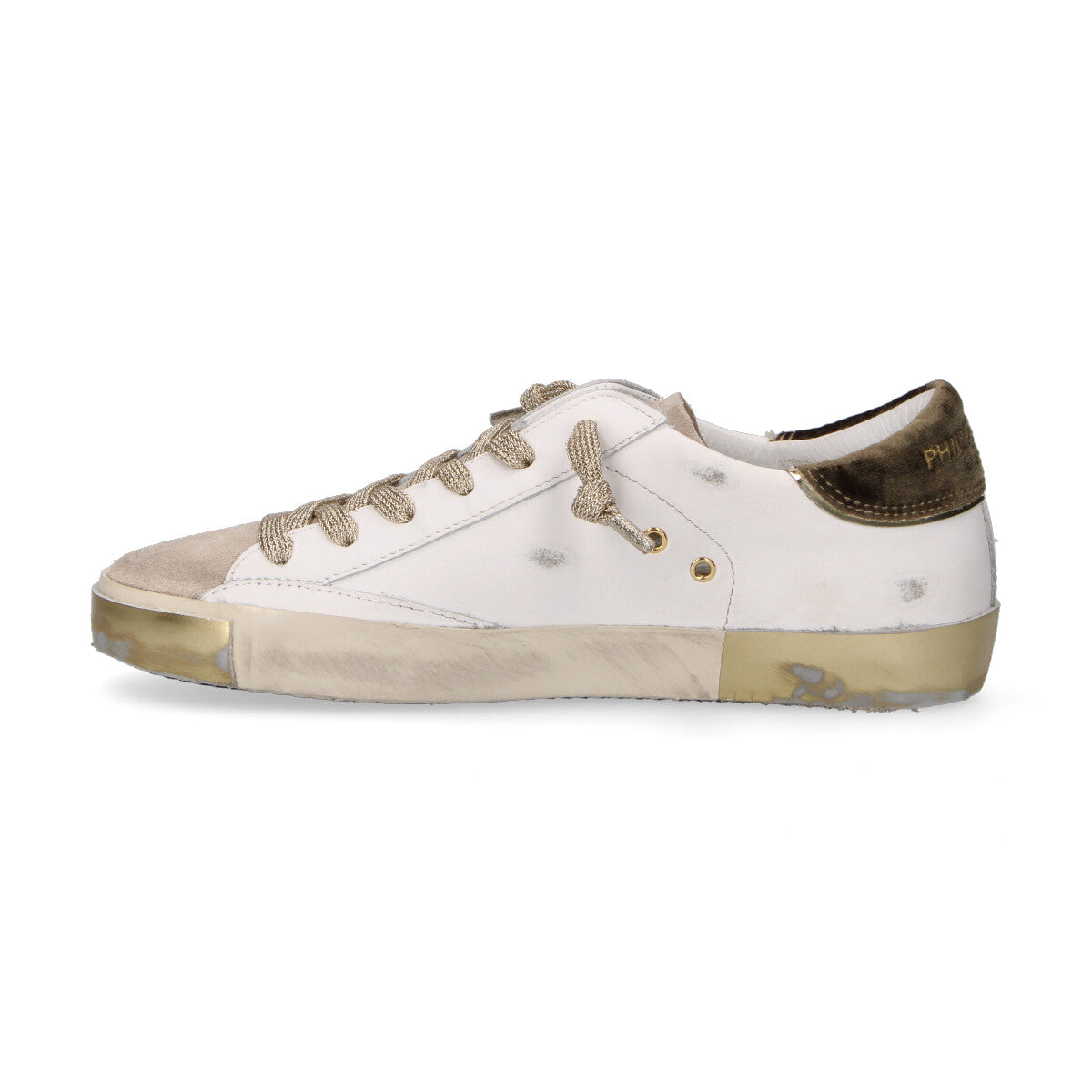 Philippe Model sneaker Paris in velluto verde