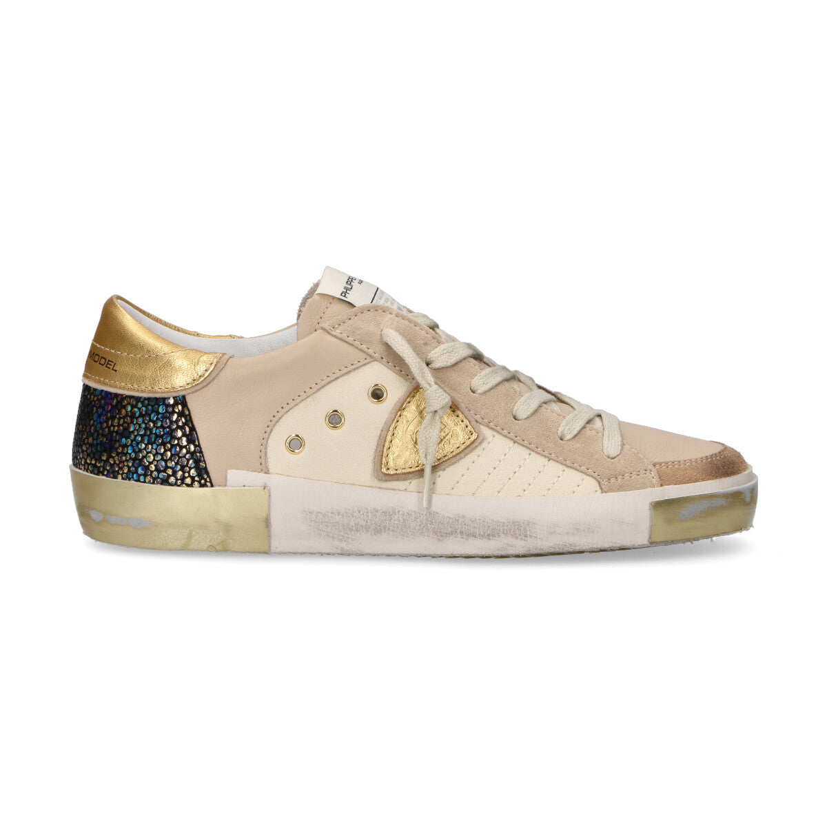 Philippe Model sneaker prsx mix pop metal beige