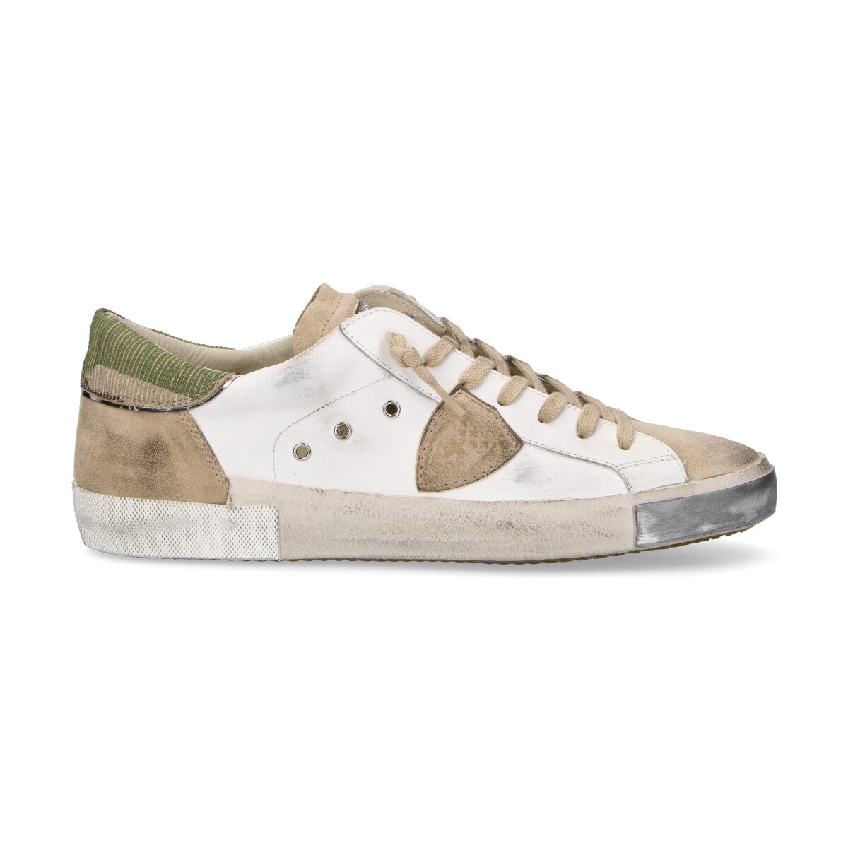 Philippe Model Sneaker prsx bianco beige camuflage