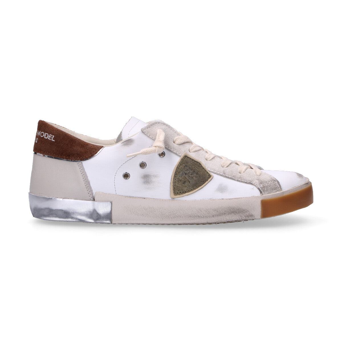 Philippe Model sneakers Prsx daim pop bianca