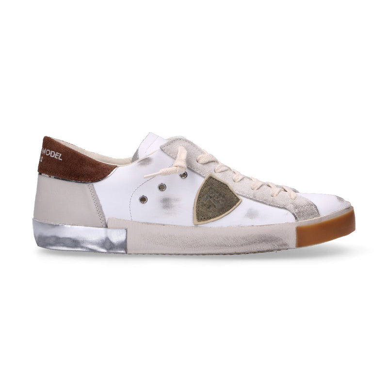 Philippe Model sneakers Prsx daim pop bianca