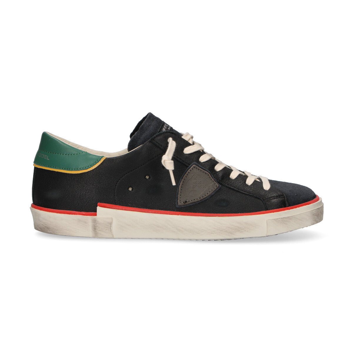 Philippe Model Sneakers prsx bordure nera verde