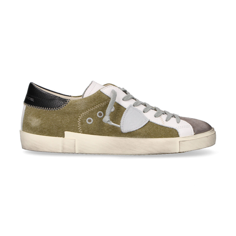 Philippe Model sneakers prsx mixage verde grigio