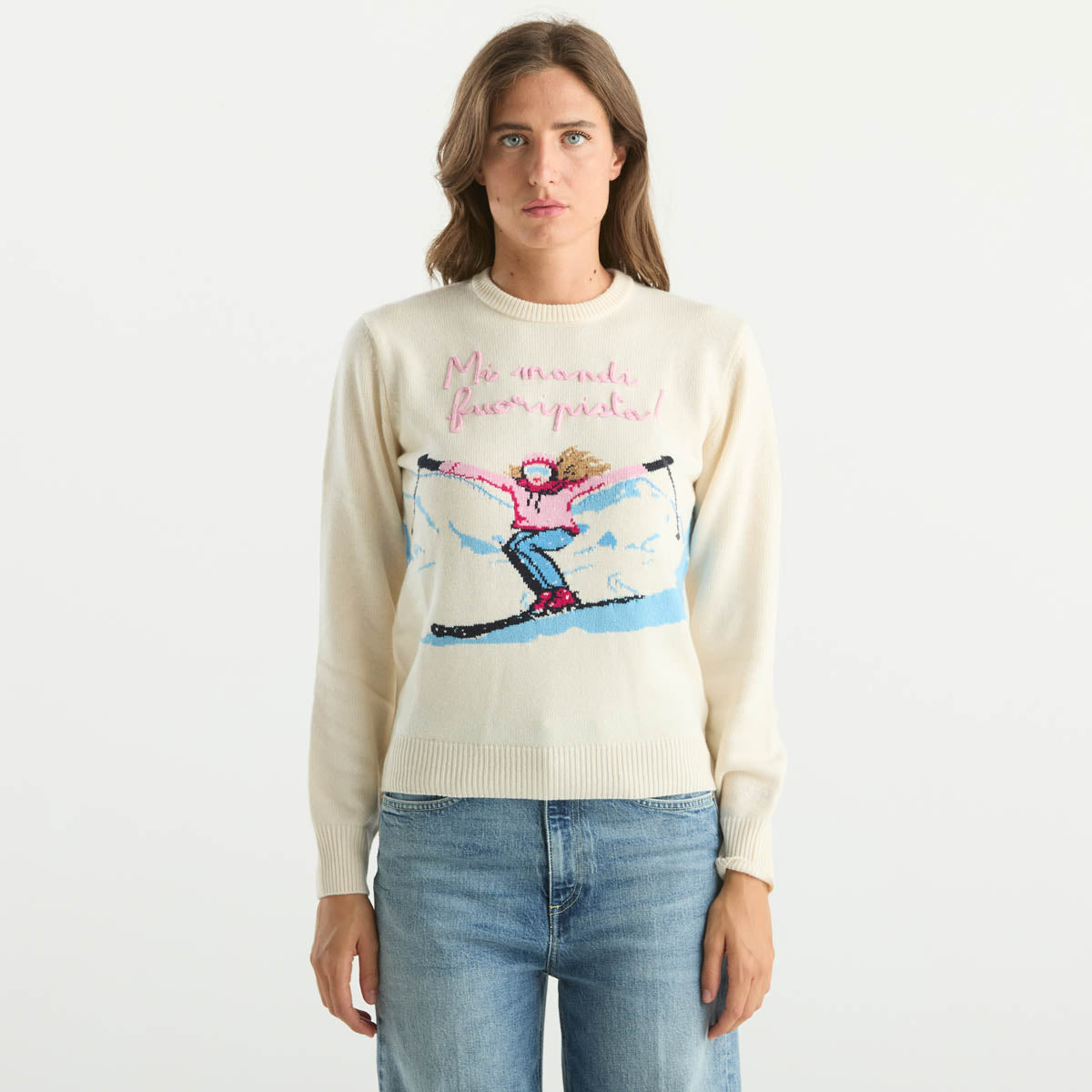 Mc2 Saint Barth maglione mandi fuoripista panna