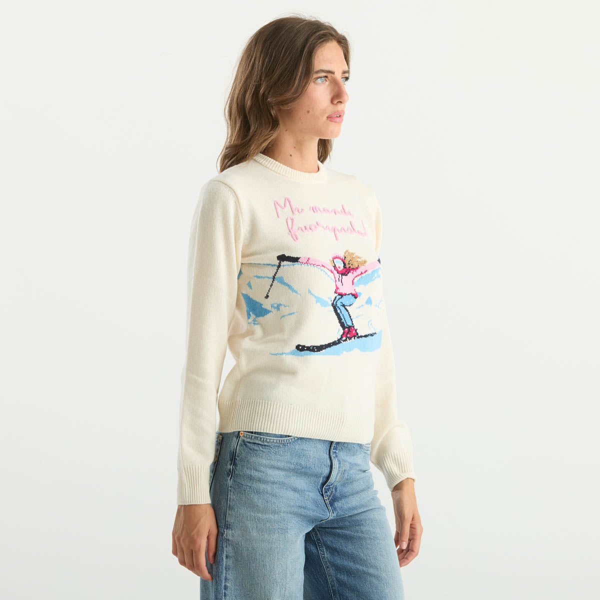 Mc2 Saint Barth maglione mandi fuoripista panna