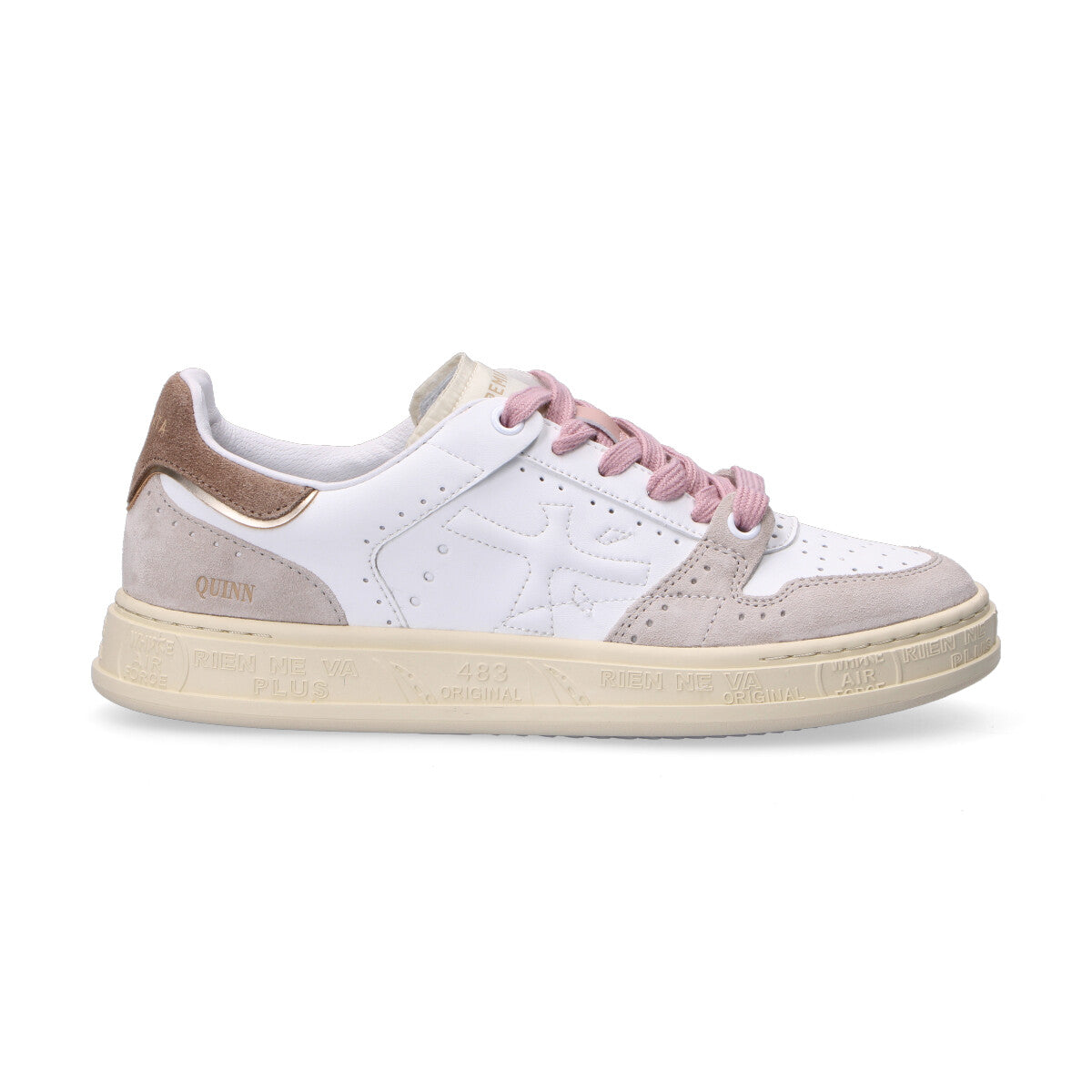 Premiata sneaker Quinn bianca beige